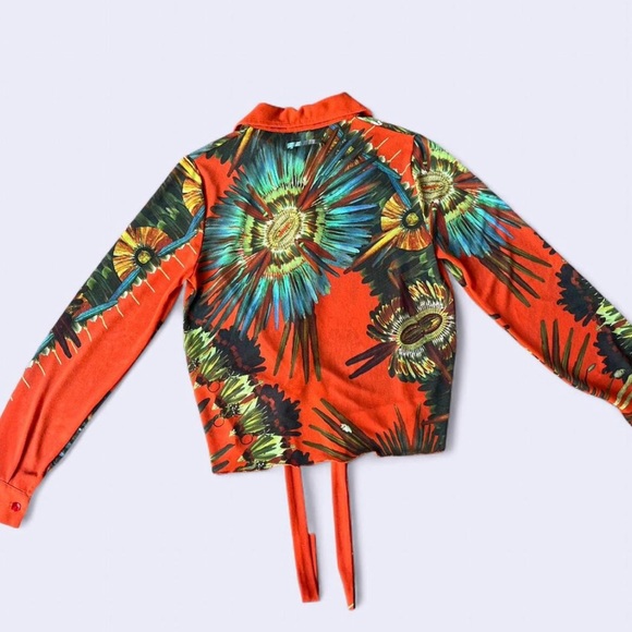 Jean Paul Gaultier vintage 1990s Soleil collection blouse.